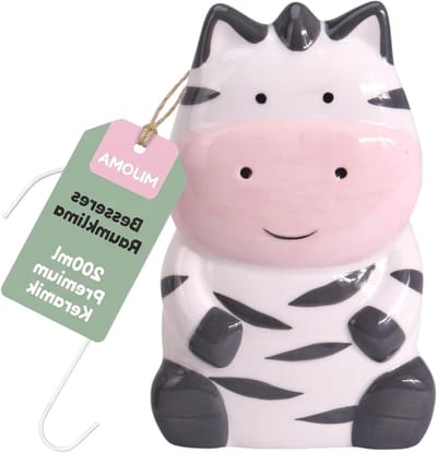 Luchtbevochtiger Keramiek - Waterverdamper Dier - Binnenklimaat Verbeteren - Zelfnivellerend - 200 ml - Zebra