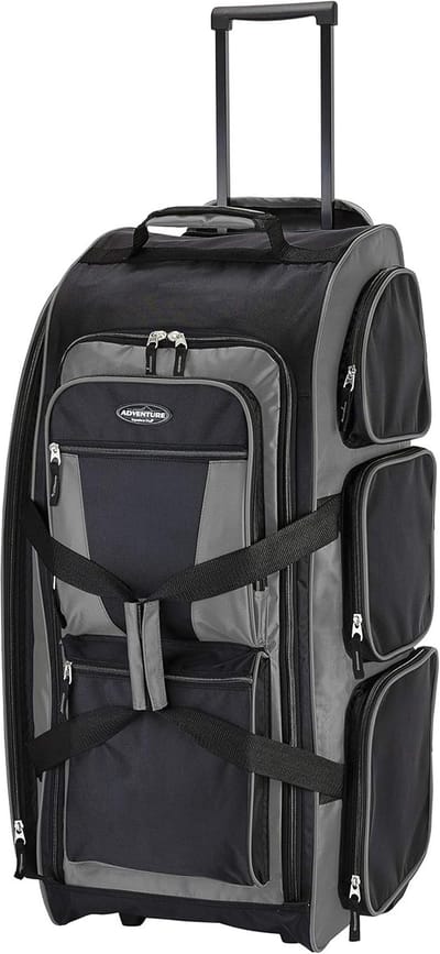 Reis Duffle Bag - Grote Tas - Weekendje Weg - Veelzijdig Compartiment - 76 cm - Antraciet Grijs