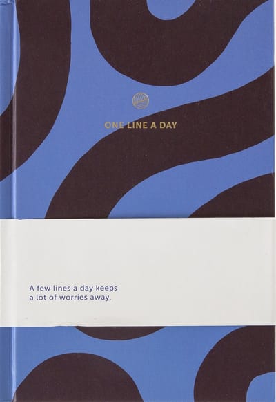 A-Journal - One Line a Day - Dagboek voor 5 jaar - Groen linnen
