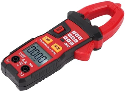 Digitale Stroomtang - Multimeter Tester - Elektriciteit Testen - Zakformaat LCD - 600A 500V - Zwart