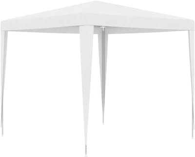 Tuinpaviljoen - Partytent Feesttent - Buitenfeesten Organiseren - UV en Waterbestendig - 2.5 x 2.5 Meter - Wit