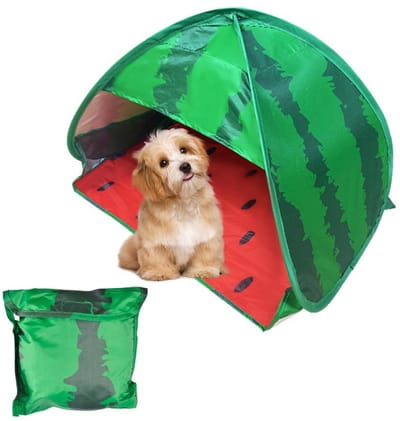 Unyqoos® Mini Pop-up Zonnedek Zeil Tent voor Honden Strand Picknick - 70x50x45cm