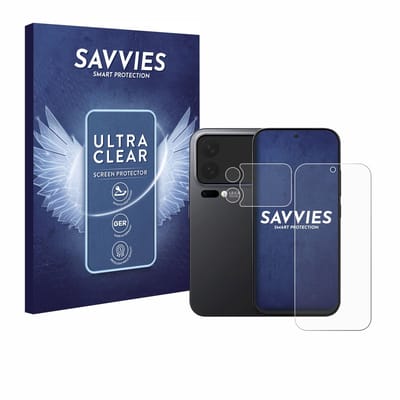 Savvies - Screenprotector voor Xiaomi 17 Pro (Voor+Camera) - Folie Beschermfolie transparant 18 Stuks