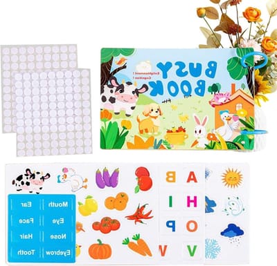 Activiteitenboek - Cognitief Speelgoed - Leren en Spelen - Veilig Gladde Randen - 21 x 14 cm - A