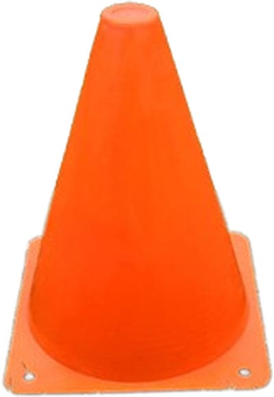 10 Pionnen Set 18cm - Voetbal Trainingsmateriaal - Spullen Accessoires