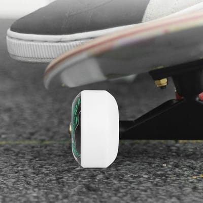 Skateboardwielen Set - Longboard Wielen - Soepel Rijden - Hoge Veerkracht - 54x32mm 100A - Zwart