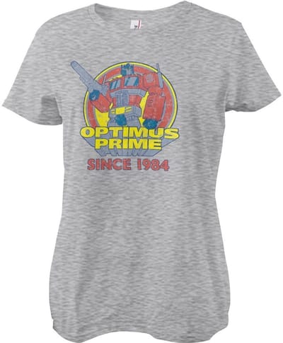 Transformers Optimus Prime - Since 1984 Girly Tee dames-T-shirt, heathergrijs