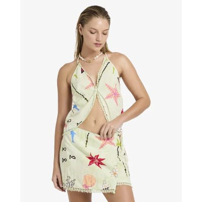 Damestanktop Billabong Lottie Hall Palm Tree
