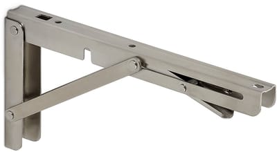 1 paar Opklapbare Muurbeugels echt roestvrij staal (250 x 121 mm) Plankbeugels belastbaar tot 150 kg van SOTECH