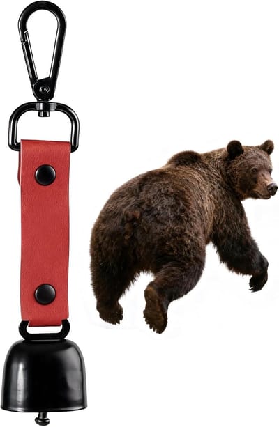 Veiligheidsbel Outdoor - Draagbare Alert - Wandelen Kamperen - Magnetische Bevestiging - 3.5 x 15.5 cm - Wijnrood