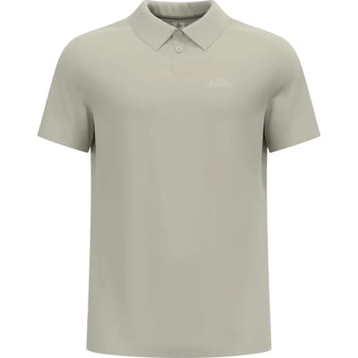 Odlo Essential Solid Korte Mouw Poloshirt Beige L Man