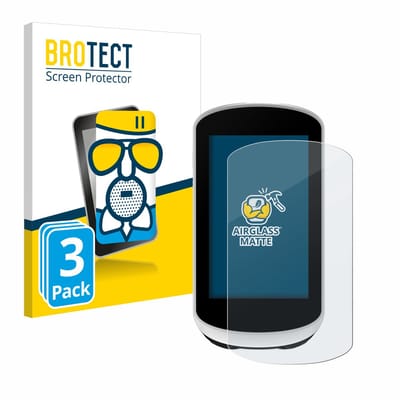 BROTECT - Screenprotector voor Garmin Edge Explore 2 - Folie Beschermfolie Beschermglas matte 3 Stuks