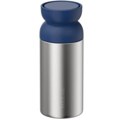 Mepal Isoleer koffiebeker Ellipse - 350 ml - Houdt dranken 4 uur warm en 6 uur koud - Koffiebekers to go - Vaatwasmachinebestendig - Vivid blue