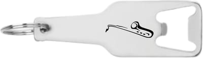 Akyol - saxofoon flesopener - Saxofoon - cadeau muzikant - leuk cadeau voor je vriend om te geven - verjaardag muzikant - 105 x 25mm