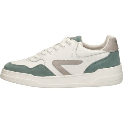 HUB Court-z Sneakers Heren - Leren Sneaker - Wit - Maat 40