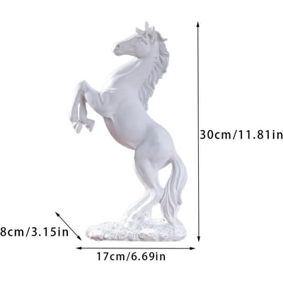 Nieuwe Chinese Feng Shui Ornamenten 12 Dierenriem Paard Naar Succes Kantoor Ornamenten Opening Huis Verhuizen Nieuw Huis Decoratie Cadeau horse ornament gray