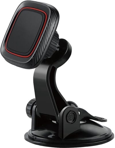 LuxeBass Magnetisch Telefoonhouder voor Mobiele Telefoons / Smartphones in de Auto met Zuignap op Dashboard en Raam / Voorruit - LB513