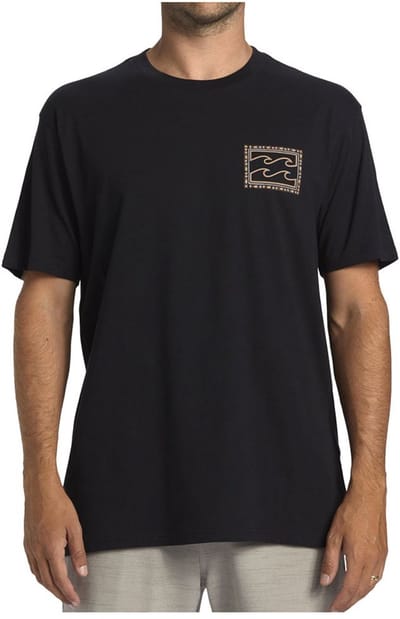 Billabong Crayon Wave T-shirt Met Korte Mouwen Zwart S Man