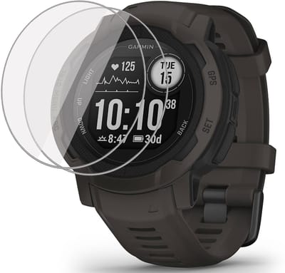 2x Folie Geschikt voor GARMIN Instinct 2 Screenprotector - Beschermglas Folie