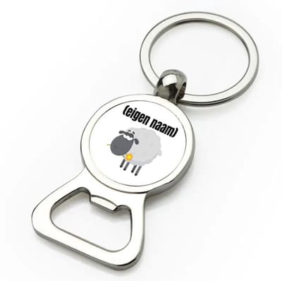 Akyol - schaap met eigen naam flesopener - Schaap - boeren/schapen liefhebbers - iemand die houdt van schapen - verjaardag - cadeau - kado - geschenk - 9 bij 3 cm