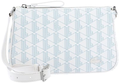 LACOSTE Schoudertas Shoulder Bag Mono Farine Panorama Wit