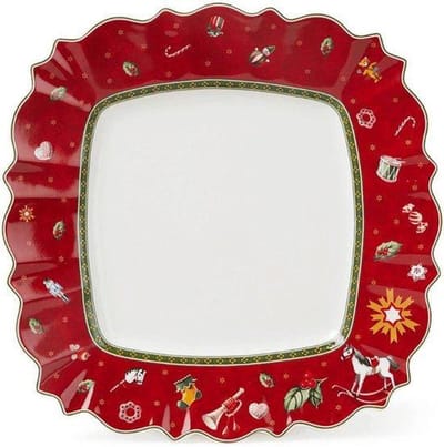 Villeroy & Boch Dinerbord Toy's Delight - Rood - 28 x 28 cm