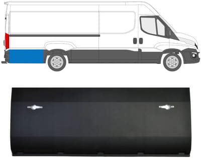 Achterste zijlijst achter wiel sierlijst voor Iveco Daily 2014-2019
