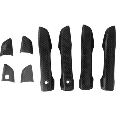 Deurklink Bekledingscover Decoratie in Koolstofvezelstijl Geschikt voor Honda Civic 10e 2016?2020 RHD black