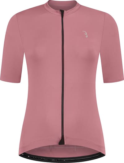 BBB Cycling DonnaEssence Fietsshirt Dames Korte Mouw - 15-25 °C - Ademend MTB en Wielrenshirt met 3 Achterzakken - Roze