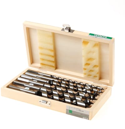 Hikoki - Slangenboor Set - 6 Stuks - Voor Houtbewerking - Professional - 230mm Lengte