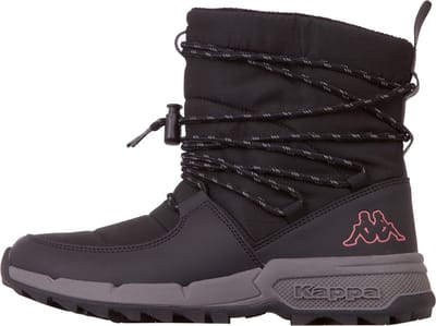 Kappa dames enkellaarzen winterschoenen laarzen 243239 zwart/roze