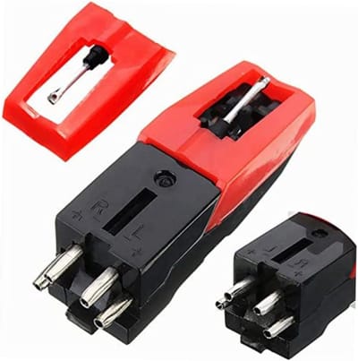 Platenspeler Naald - Grammofoon Naald Stylus - Muziek Afspelen - Diamantnaald Ontwerp - 3.5 x 1 x 1 cm