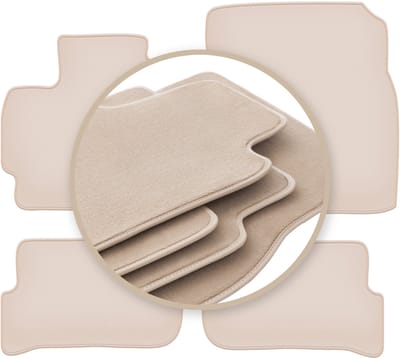 PREMIUM beige vloermatten voor: Mitsubishi Space Star II hatchback 2013-