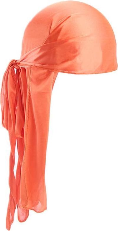 Cabantis® Durag Heren – Satijn Waves Cap – Anti-Haarbreuk – Lange Banden – Ademend – Unisex – Oranje