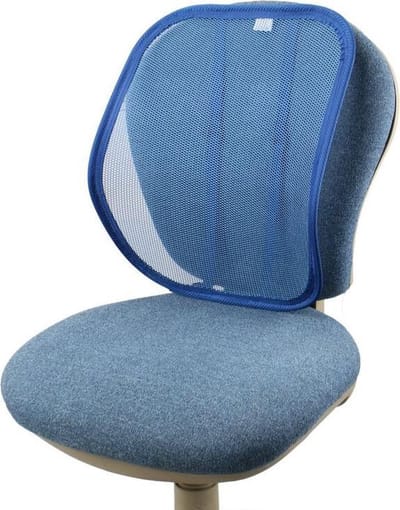 Blauwe rugsteun voor extra ondersteuning- ideaal bij langdurig zitten - Obbomed SM-7400N