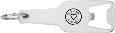 Akyol - the best mom in the world flesopener - Mama - cadeau mama - leuk cadeau voor je mama om te geven - moederdag - 105 x 25mm