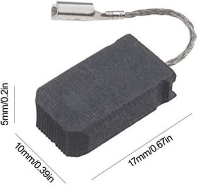 2 paar koolborstels 1607014176 Motorborstels met automatische afsnijding, compatibel met Bosch GWS 14-150 CI GWS 10-125 17x10x5mm