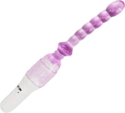 Erodit® Flirting Anaal Vibrator- paars vibrerende kralen buttplug -G-Spot -Prostaat- Anaal dildo- vibrator voor mannen, vibrator voor vrouwen zonder batterij - Seksspeeltjes beginners - Sex toys- sex speeltjes- Erotiek koppels