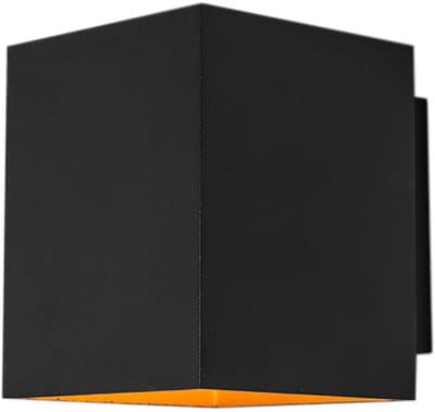 QAZQA Sola 2 - Wandlamp - 1 Lichts - 8,4 cm - zwart
