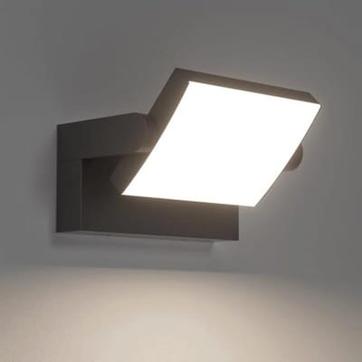 Draaibare LED wandlamp voor binnen en buiten, waterdicht, modern design, verstelbaar voor trap, tuin, balkon, 4000K