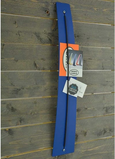 Memo houder om op te hangen - Memo Curve blauw