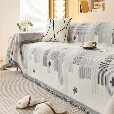 Sofahoes Handdoek Chenille Woonkamer Universele Textuur Multifunctioneel Huis Dubbelzijdig Volledige Hoes Stof Slijtvast Eenvoudig 180x130cm1pcs