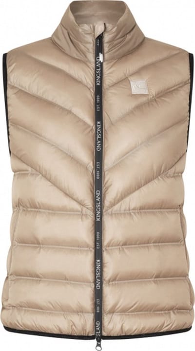 Kingsland Bodywarmer Vam Padded unisex Beige Cobblestone - M | Winterkleding ruiter