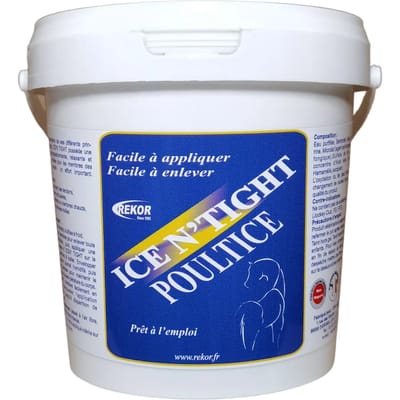 Ontspannende pasta voor ledematen, pezen en gewrichten van paarden Rekor Ice N'Tight