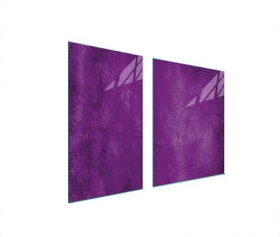 TMK ArtDeko - Snijplank - 100x52cm - Glazen Beschermplaat - Violette