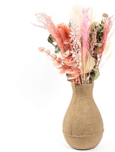 Droogbloemen boeket - Pink XL - Droogboeket - 70 cm