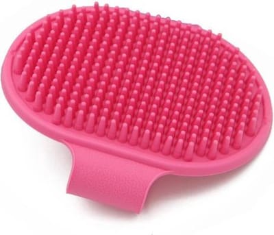 Ulanax® | Diervriendelijke borstel - Kattenborstel - Hondenborstel - Vachtverzorging - Siliconen - Flexibel - Massage - Haar - klittenkam - Roze |