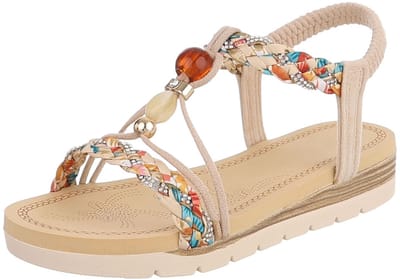 Dames slipper met gespen en pareldetail Mt:37