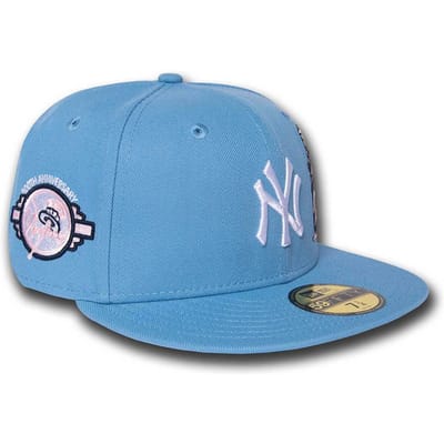 New Era MLB New York Yankees 100th Anniversary Statue Of Liberty 59fifty Fitted Pet Blauw
