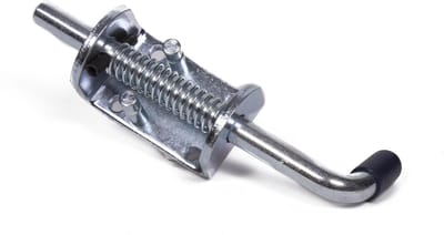 Benson Achterklepsluiting met veer - Staal - 17 cm - Zilver - Veiligheidsvergrendeling